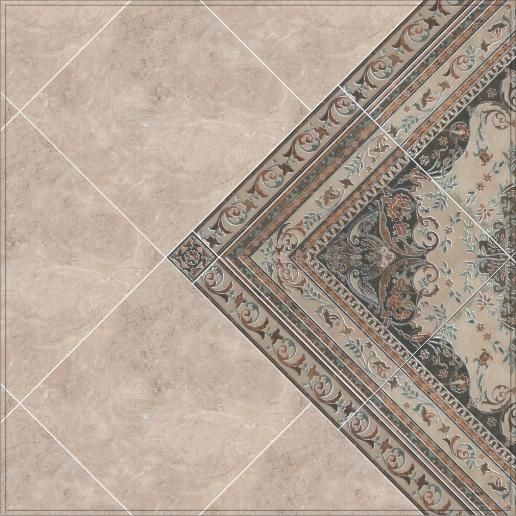 Керамогранит Kerama Marazzi Мраморный дворец 40,2х40,2 беж лаппатированый SG155402R