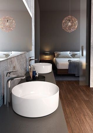 Раковина Roca INSPIRA ROUND накладная 370х370х140 мм, круглая, 7.3275.2.300.0