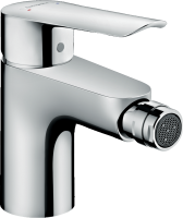 Смеситель для биде Hansgrohe Logis E, со сливным гарнитуром, хром, 71232000