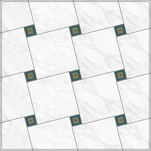 Плитка керамическая настенная Kerama Marazzi Алькала белый 20x50, 7198
