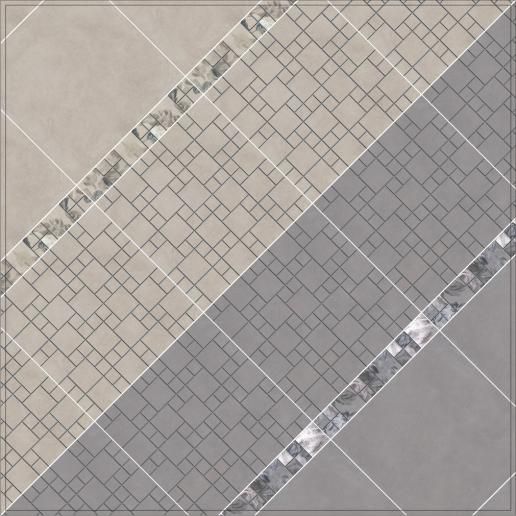 Плитка керамическая Kerama Marazzi Александрия светлый микс 20х9,9 19034