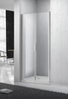 Душевая дверь BelBagno 700x1900, рифленое стекло, хромированный профиль, SELA-B-2-70-P-Cr