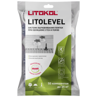Система выравнивания плитки Litokol LITOLEVEL (пакет 50 штук), 496760001
