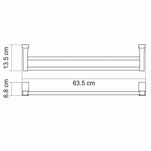 Держатель полотенец WasserKRAFT Leine K-5000, K-5040
