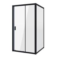 Душевая кабина Niagara Nova NG-82-11AB-A70B 110х70х195 прямоугольник, черный, дверь раздвижная, стек