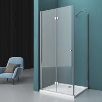 Душевая кабина BelBagno Albano 1000x800x1950, прозрачное стекло, хромированный профиль, ALBANO-ASH-1
