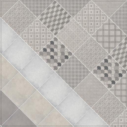 Плитка напольная Kerama Marazzi Карнаби-стрит 20х20 орнамент 1577 N