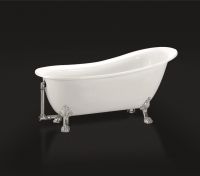 Ванна акриловая BelBagno 170*76 см, белая, BB06-1700