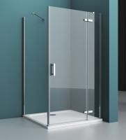 Душевая кабина BelBagno Kraft 800x900x1950, прозрачное стекло, хромированный профиль, правый, KRAFT-