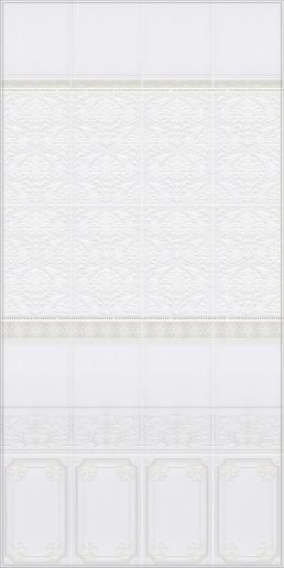 Бордюр Kerama Marazzi Петергоф белый 25х4,2 STG\A563\6304