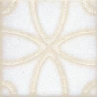 Вставка Kerama Marazzi Амальфи орнамент белый 9,9х9,9 STG\B405\1266