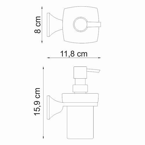 Дозатор WasserKRAFT Wern K-2500, K-2599