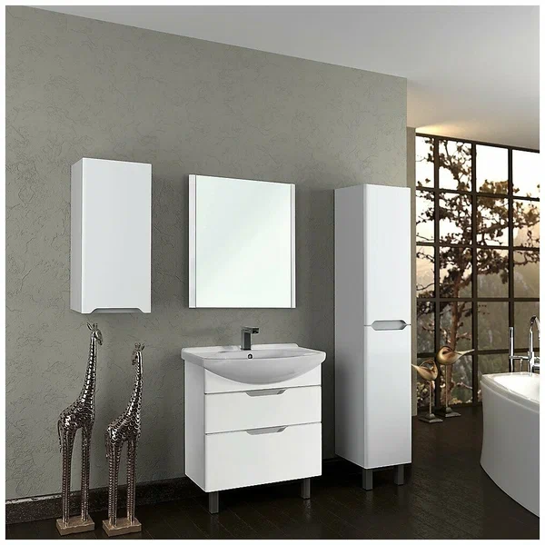 Тумба под раковину Dreja.eco Laguna Plus 65, белая, 99.0105