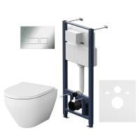 Комплект инсталляция с унитазом и клавишей AM.PM Spirit 2.0, IS47051.701700