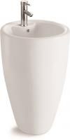 Раковина SantiLine 500*385*815, напольная (моноблок), белый, SL-4002