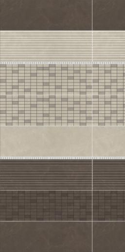 Плитка настенная Kerama Marazzi Низида 25х75 серый светлый структура 12095R