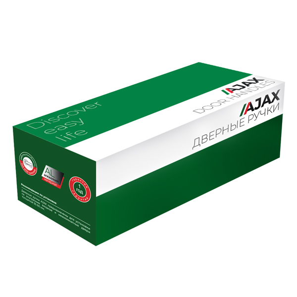 Ручка раздельная Ajax R.JR54.RODEO (RODEO JR) SN/CP-3 матовый никель/хром