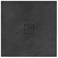Душевой поддон Rea STONE BLACK 90*90*3.0 см, черный, REA-K9601