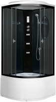 Душевая кабина Niagara Ultra NG-212-01N 100х100х220 высокий поддон 48 см, черный, стекло тонированно