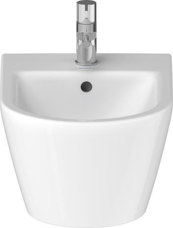 Биде подвесное Duravit D-Neo с переливом, 1 отв., белый, 2295150000