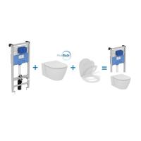 Комплект 3 в 1 Ideal Standard: Инсталляция ProSys + Подвесной унитаз CONNECT (E047901+E772401+R02046