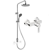 Душевая система  Vitra  System Rain и Flo S, хром, A49234EXP
