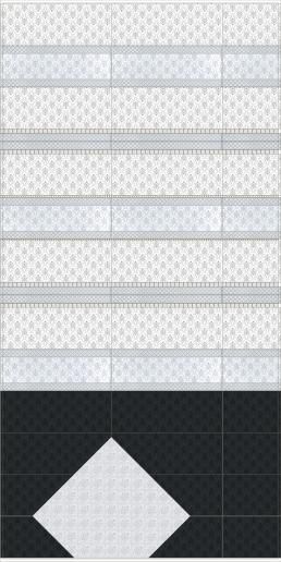 Декор Kerama Marazzi Уайтхолл 15х40 Роза STG\A289\15000