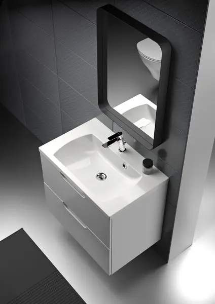 Зеркало Ravak STRIP I 500x700 черное с подсветкой, X000001569
