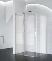 Душевая кабина BelBagno Acqua 1300x1000x1950, прозрачное стекло, хромированный профиль, ACQUA-AH-1-1