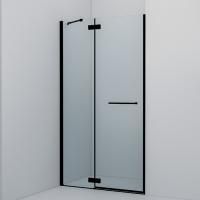 Душевая дверь IDDIS Slide 110х195, черный матовый, прозрачное стекло, покрытие Easy Clean, SLI6BH1i6