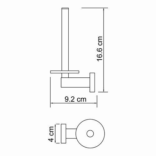 Держатель запасного рулона WasserKRAFT Lippe K-6500, K-6597