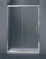 Душевая дверь BelBagno Uno 140*185, прозрачное стекло, хромированный профиль, UNO-BF-1-140-C-Cr