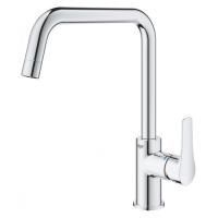 Смеситель для кухни Grohe Eurosmart 2021, высокий, хром, 30567000
