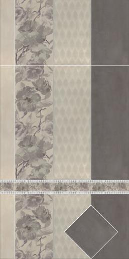 Плитка керамическая Kerama Marazzi Беневенто серый темный 30х89,5 13017R