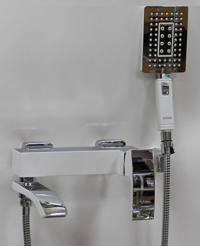 Смеситель для ванны GAPPO белый, G3207-8