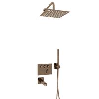 Душевая система WasserKRAFT Thermo PVD-покрытие "розовое золото", A7758.338.329.290.292.291.311 Ther