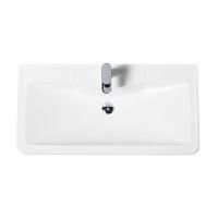 Раковина BelBagno 100*45,5см, из литьевого мрамора, белая, BB1000/455-LV-MR-ALR