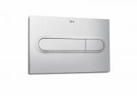 Смывная клавиша Roca DUPLO IN-WALL двойная, PL1 хром матовый, 7.8900.9.500.2