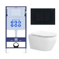 Комплект Aquatek SET ЛЕЯ (рама AQUATEK Standard INS-0000012 с звукоиз.прокладкой+крепеж KKI-0000002+
