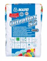 Смесь сухая клеевая Mapei ULTRAFLEX S2 на цементном вяжущем класс С2ТES2 цвет серый 25 кг