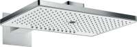 Верхний душ с душевым кронштейном Hansgrohe Rainmaker Select 460 3jet, хром/белый, 24007400