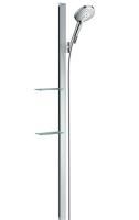 Душевой гарнитур Hansgrohe Raindance Select S 120 3jet with shower bar and 2 soap dishes 150 см, хро