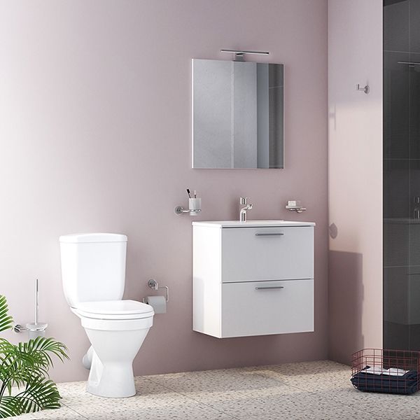 Унитаз-компакт Vitra  Norm Blanc, с крышкой термопласт, микролифт, белый, 9837B099-7201