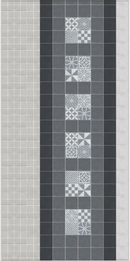 Вставка Kerama Marazzi Амальфи орнамент серый 9,9х9,9 STG\C403\1270