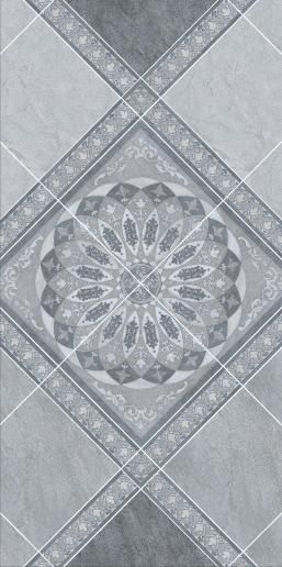 Декор Kerama Marazzi Монтаньоне 42х42 серый 1/4 розона HGD\B37\TU0031L