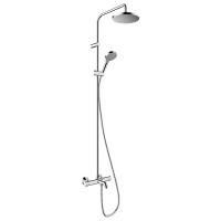 Душевая система Hansgrohe Vernis Blend Showerpipe 200 1jet с термостатом для ванны, хром, 26274000