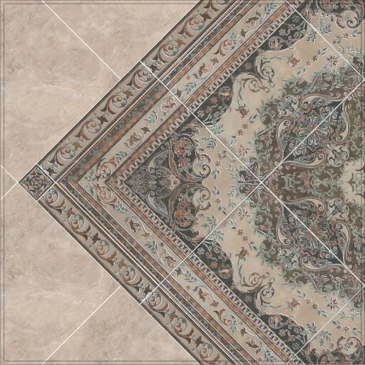Декор Kerama Marazzi Мраморный дворец 40,2х40,2 ковёр центр HGD\A176\SG1550L