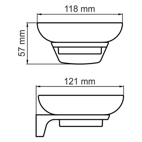 Мыльница WasserKRAFT Wiese K-8900, K-8929