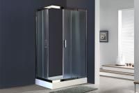Душевая кабина Royal Bath 120х80х200, матовое стекло, хромированный профиль,  правый, RB 8120НP-C-СН