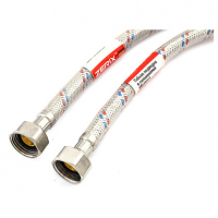 Гибкая подводка Zerix в силиконовой оболочке 1/2"-1/2", гайка-гайка, 500 мм, ZX1154